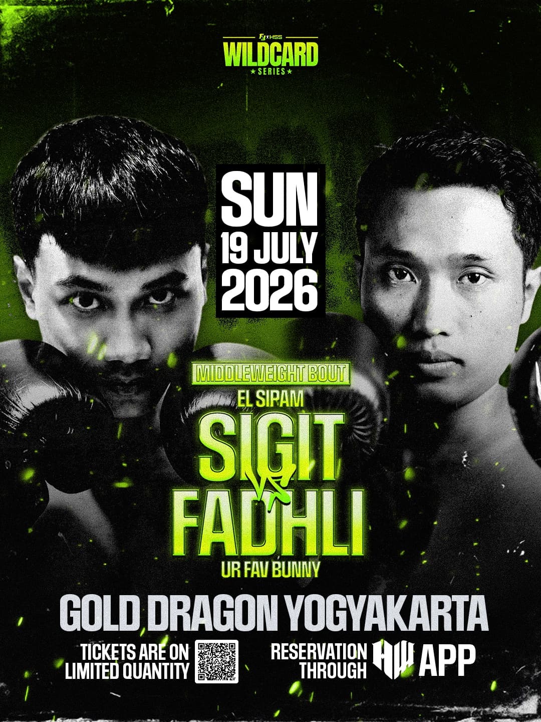 Sigit vs Fadhli — MIDDLEWEIGHT fight poster
